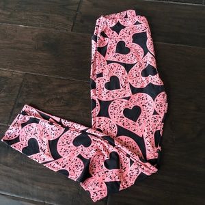 OS- LulaRoe Valentine's Day Leggings